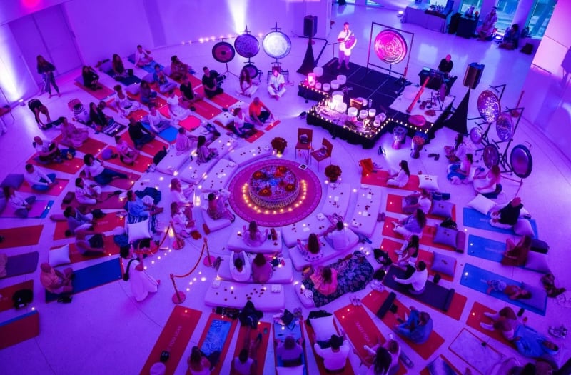 People Meditating 