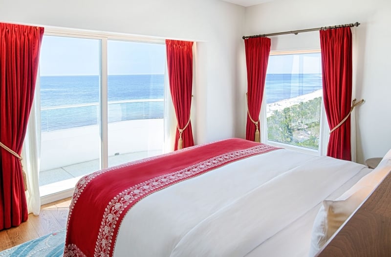 hotel bedroom overlooking miami beach