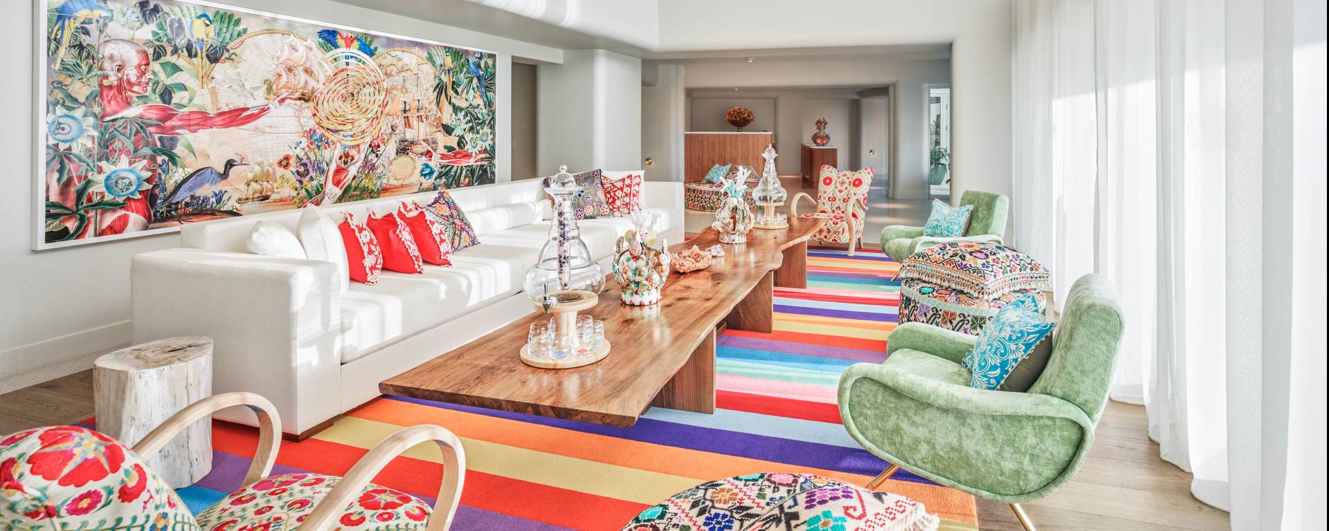 Faena Spa waiting area