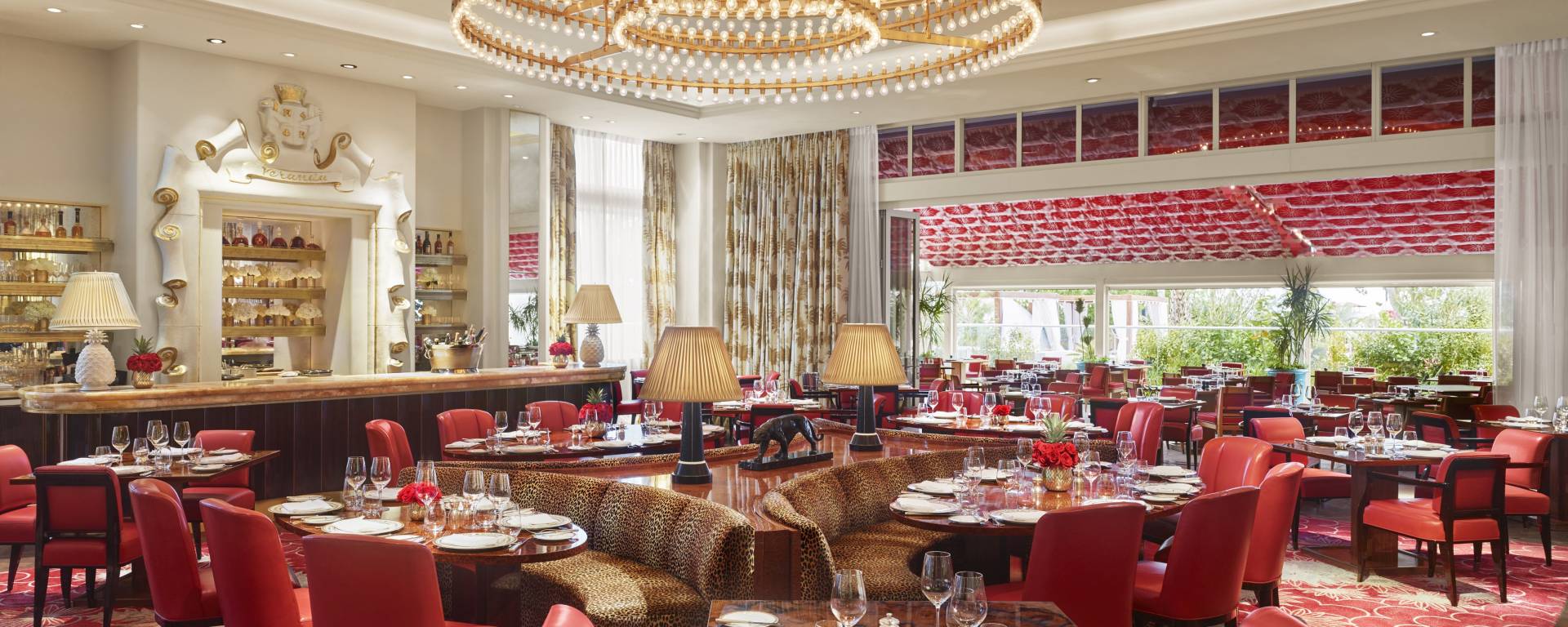 Chandelier and Dining Room