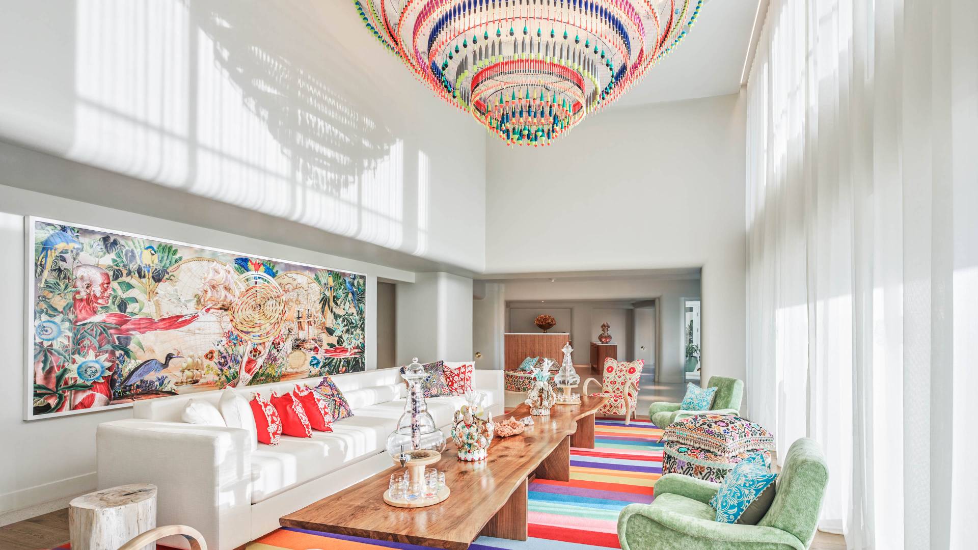 Faena Spa waiting area