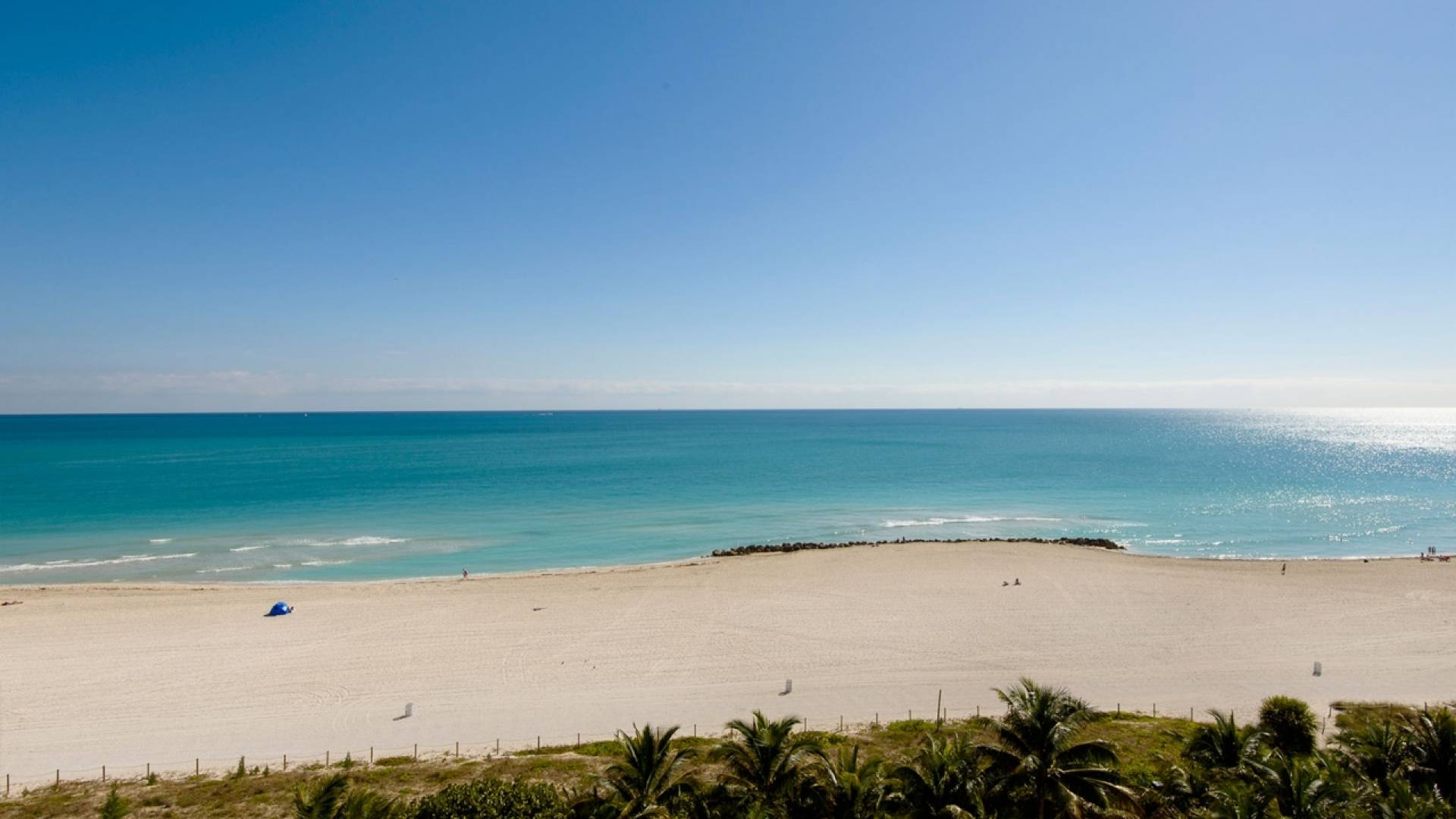 ocean on a sunny day