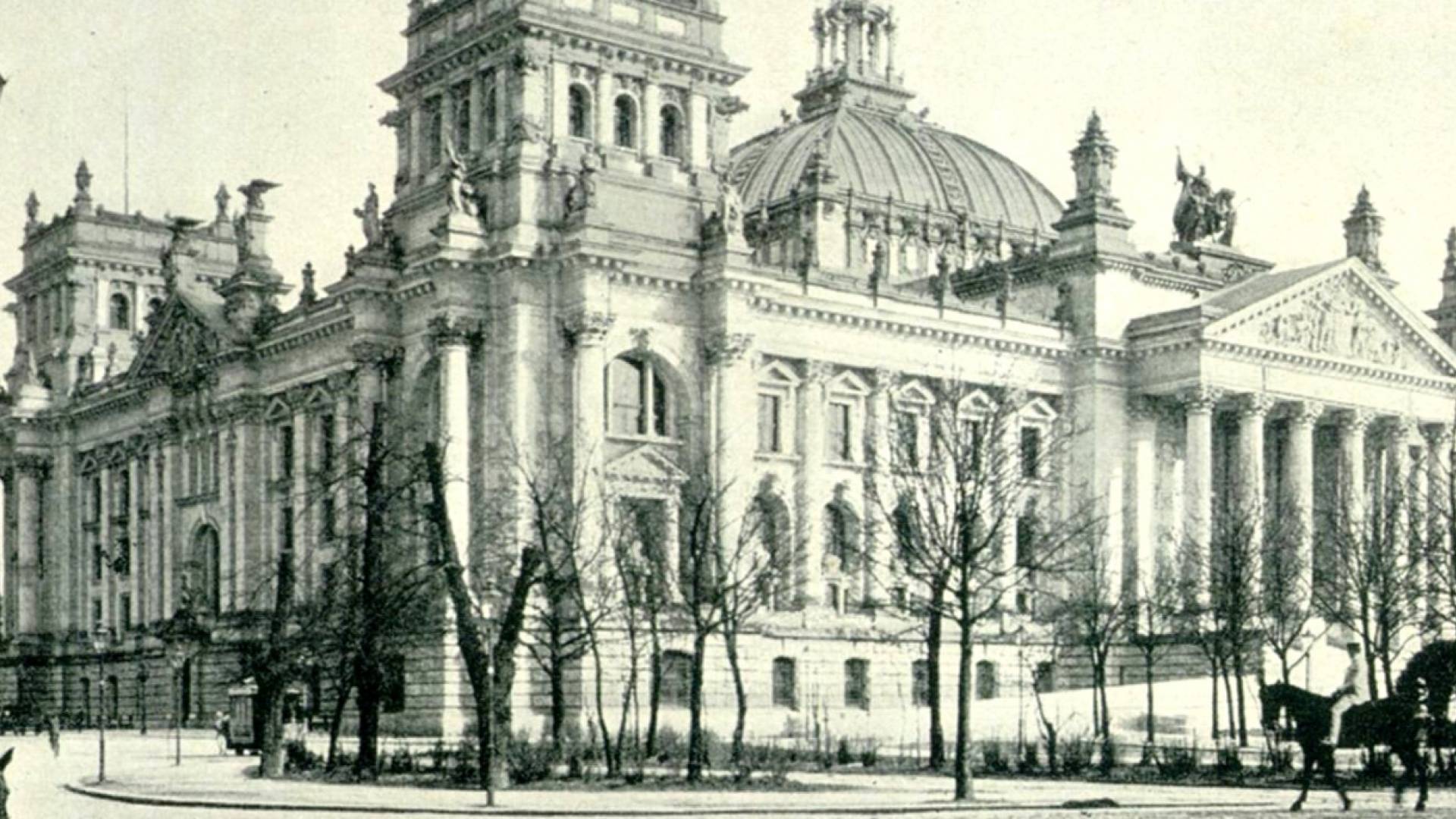 The German Reichstag in 1895