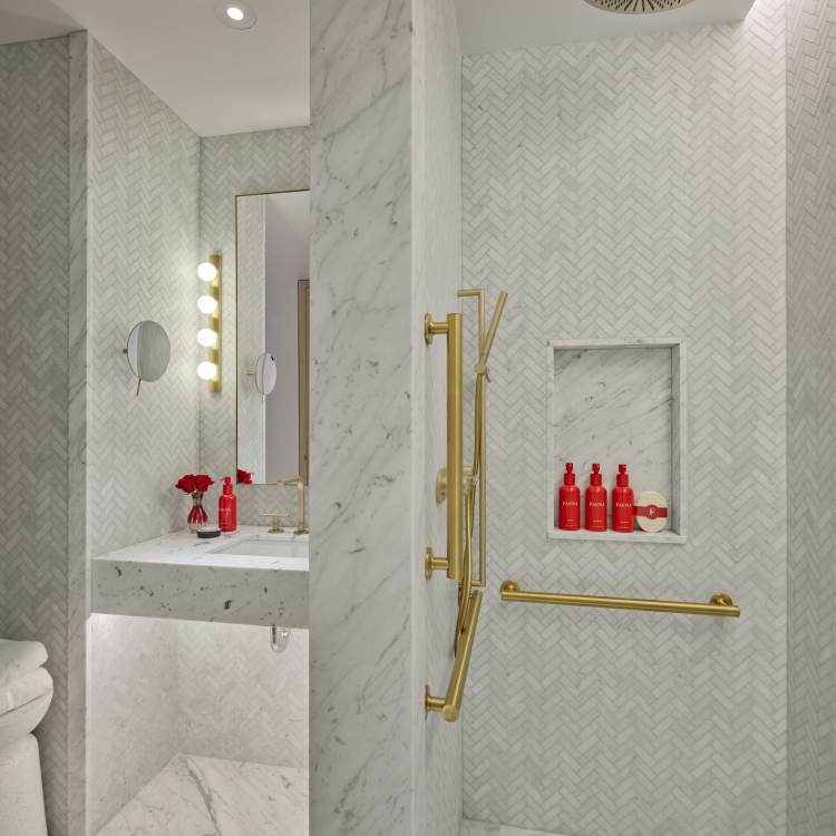 Classic Queen Queen ADA Bathroom by Nikolas Koenig