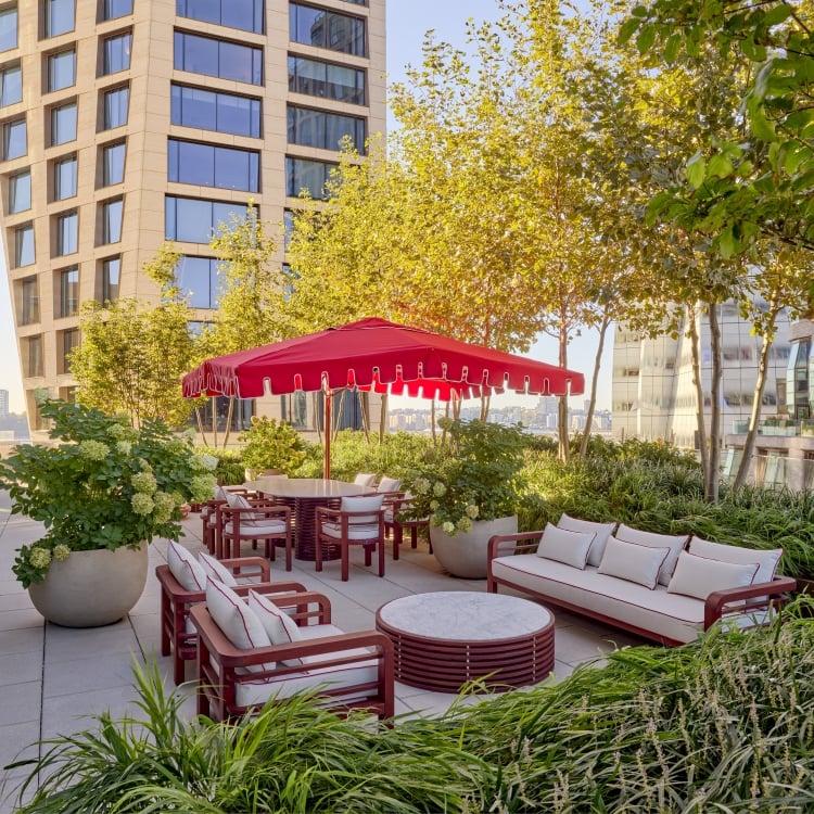 Faena 3 Bed Suite Terrace Seating by NK