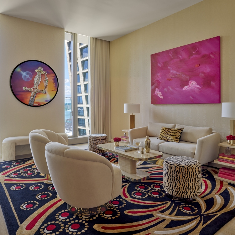 Hudson Signature One Bedroom Suite Living Room by Nikolas Koenig