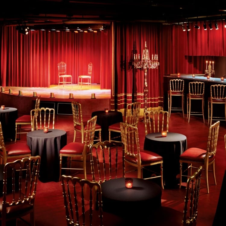 El Cabaret venue view of stage