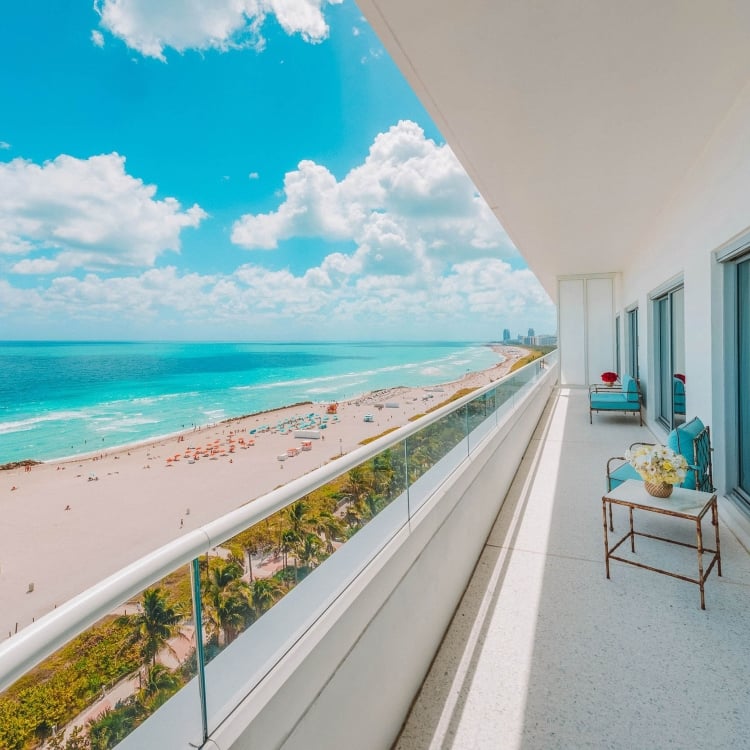 Ocean View from Balcony 