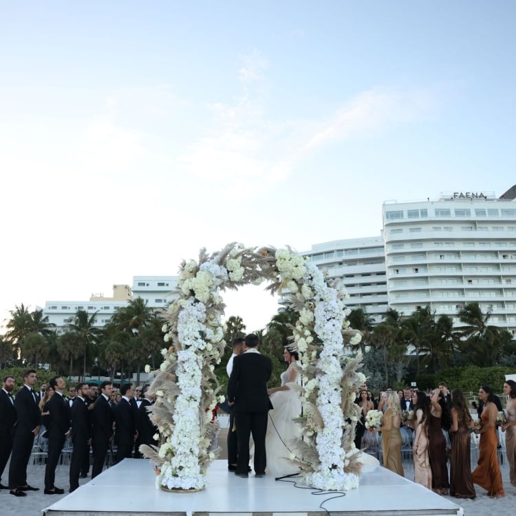 Angie & Luigi's wedding ceremony