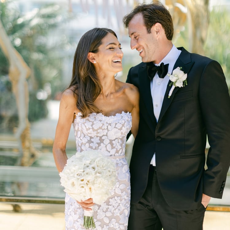 Allison and Robert Zale laughing together
