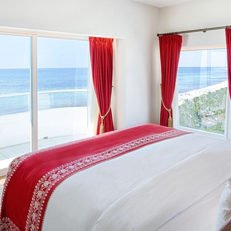hotel bedroom overlooking miami beach