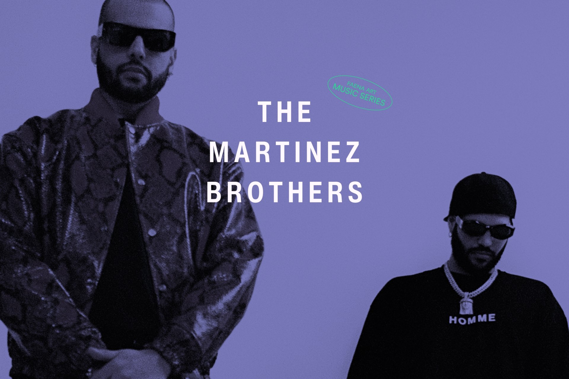 Martinez Bros event poster