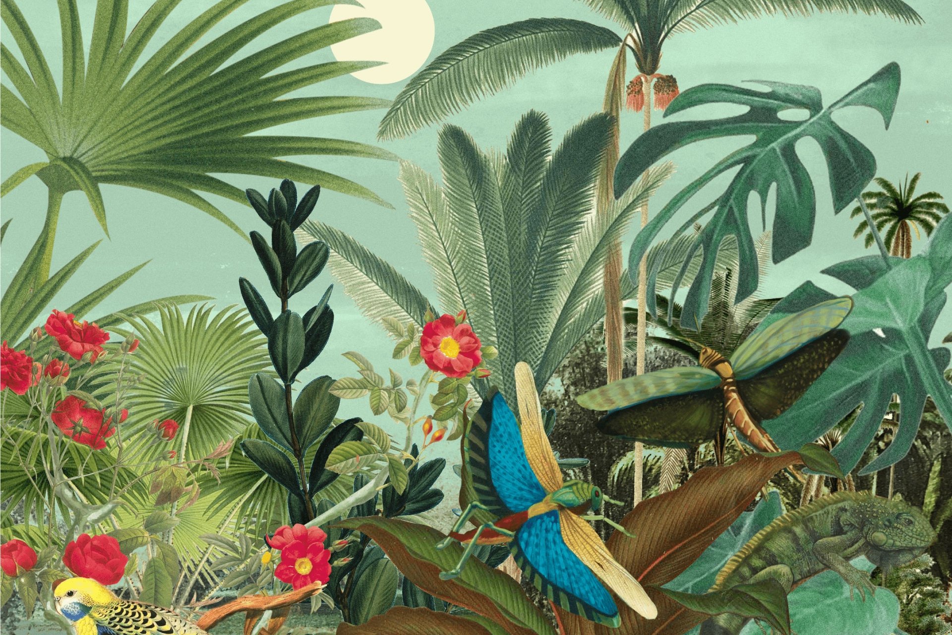 Mural of the jungle
