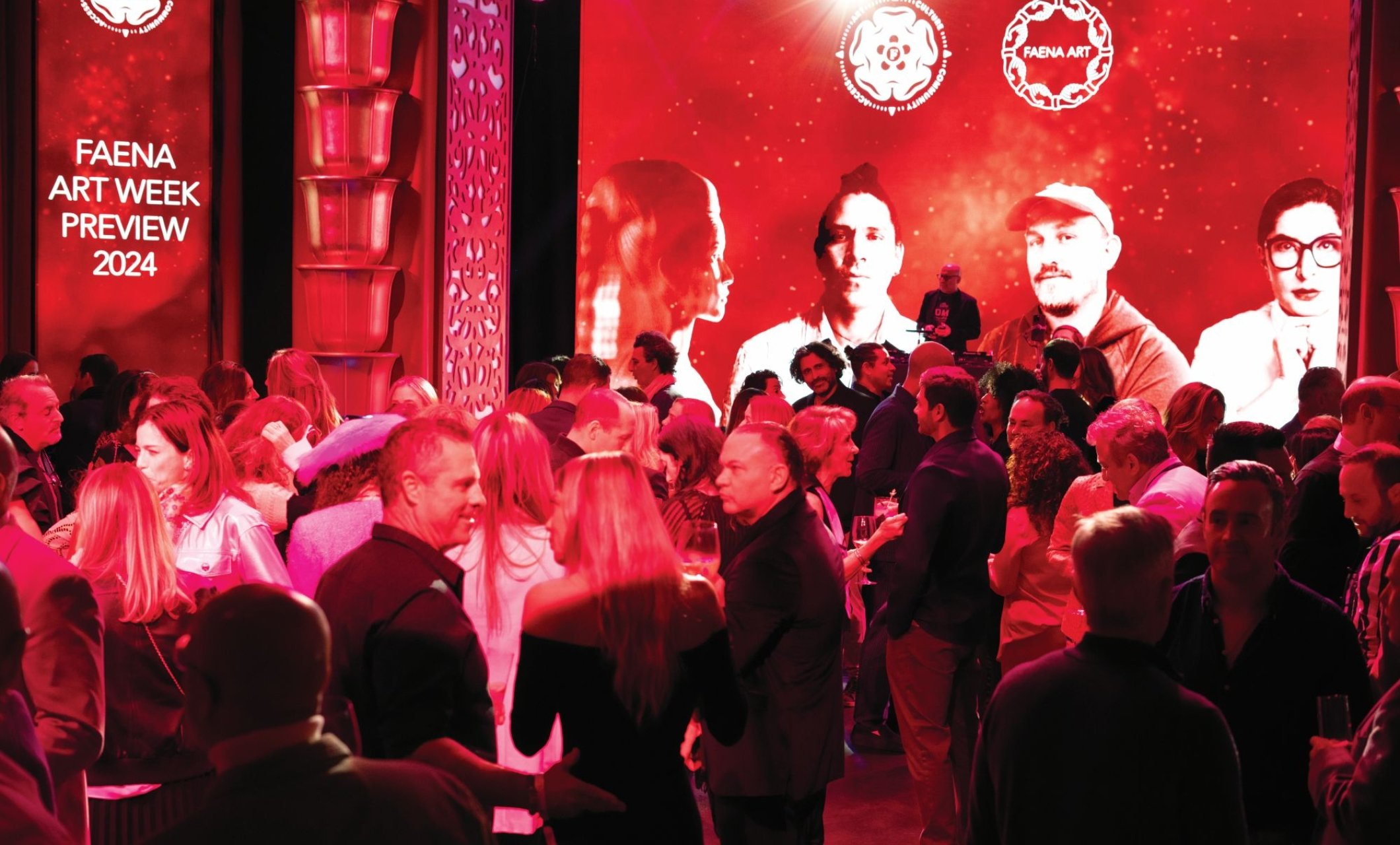 People at an event