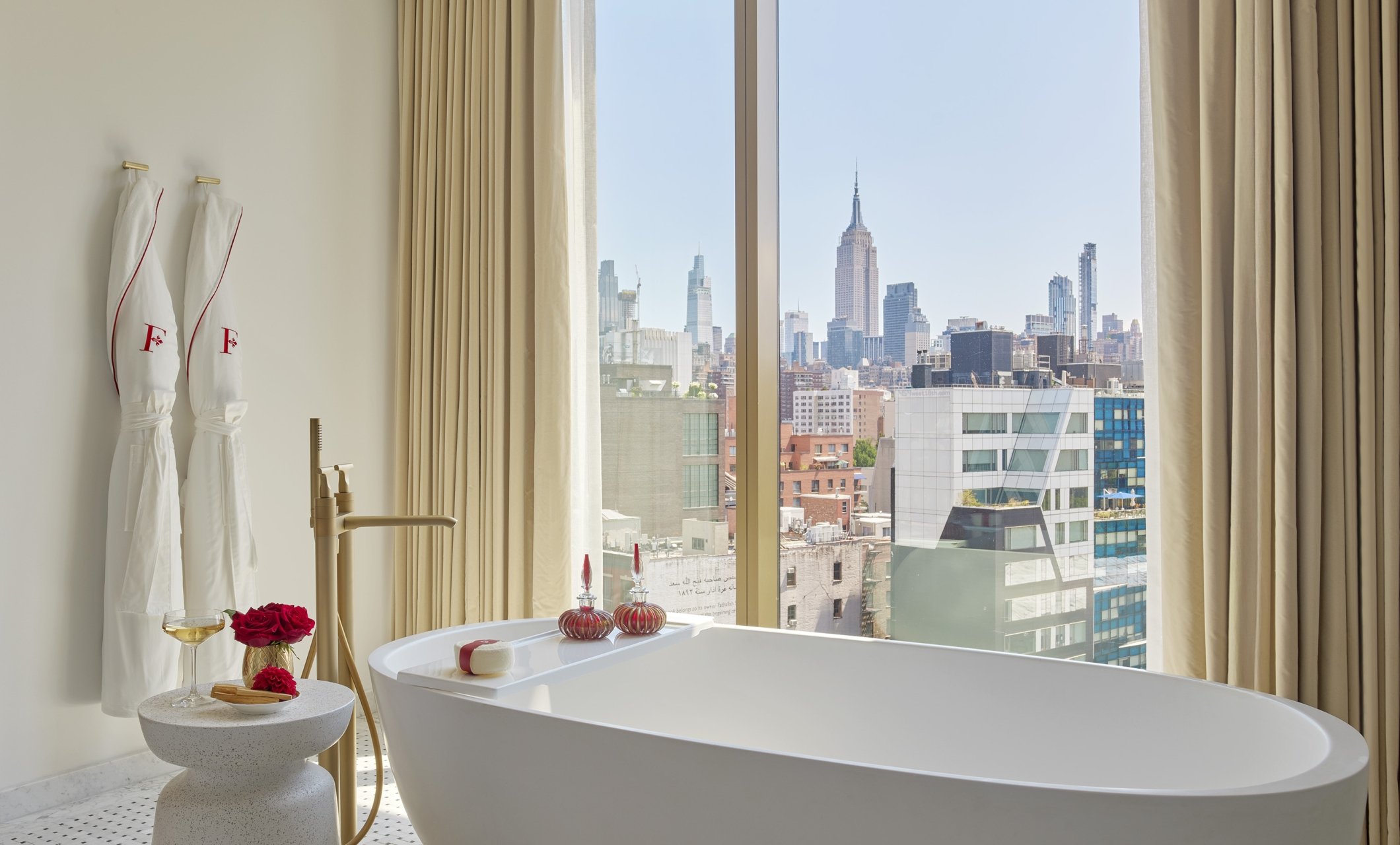 Faena New York Rose One Bedroom Suite Bathroom