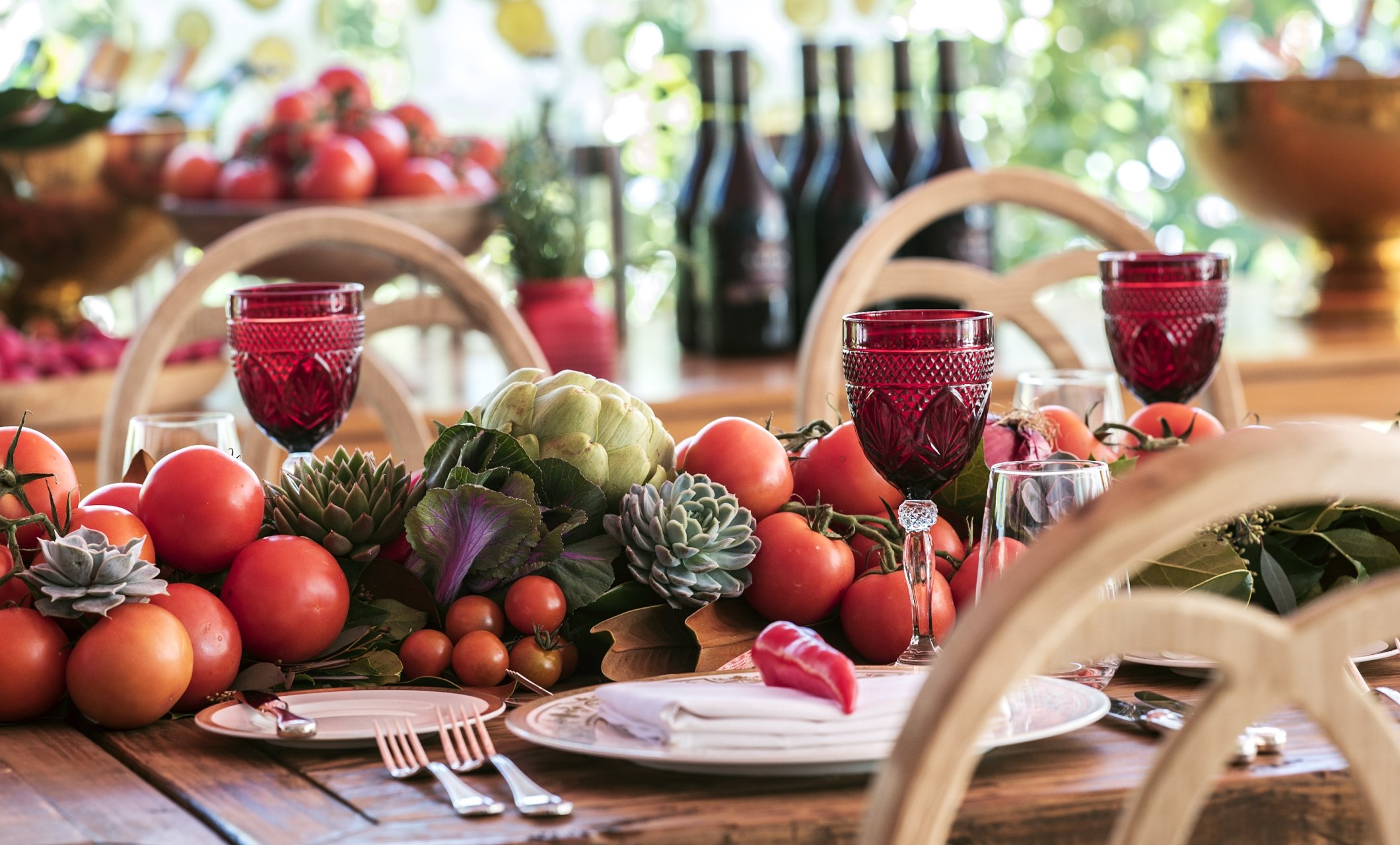 Faena Miami Beach - Los Fuegos Veranda Event Set Up 