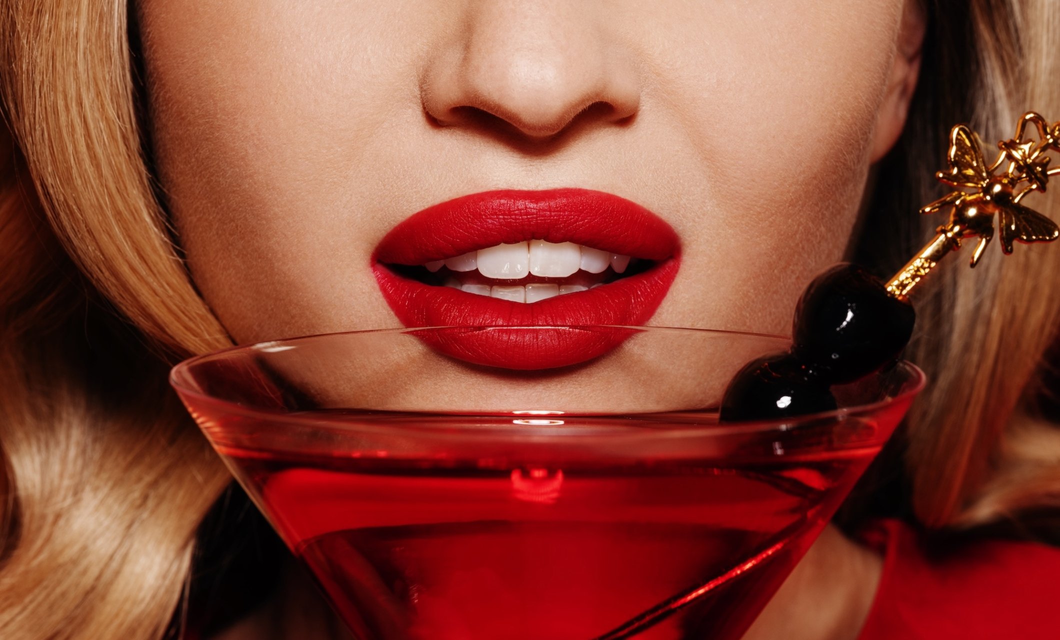 Woman Drinking Faena Spritz