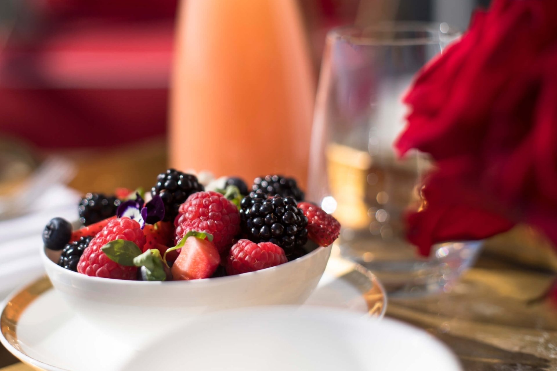 A bowl of berries