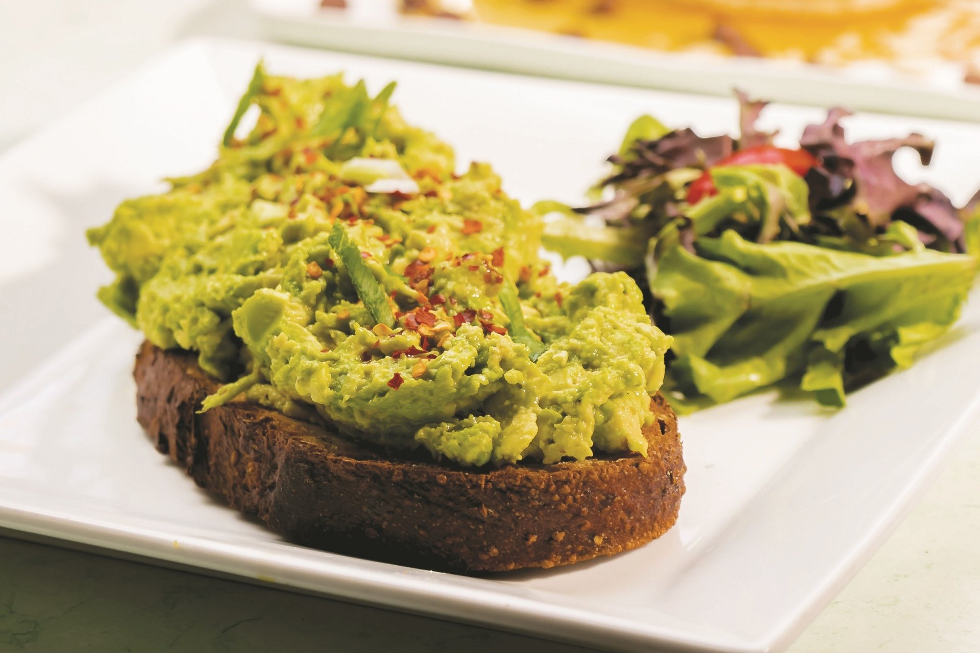Avocado Toast at Crema Cafe