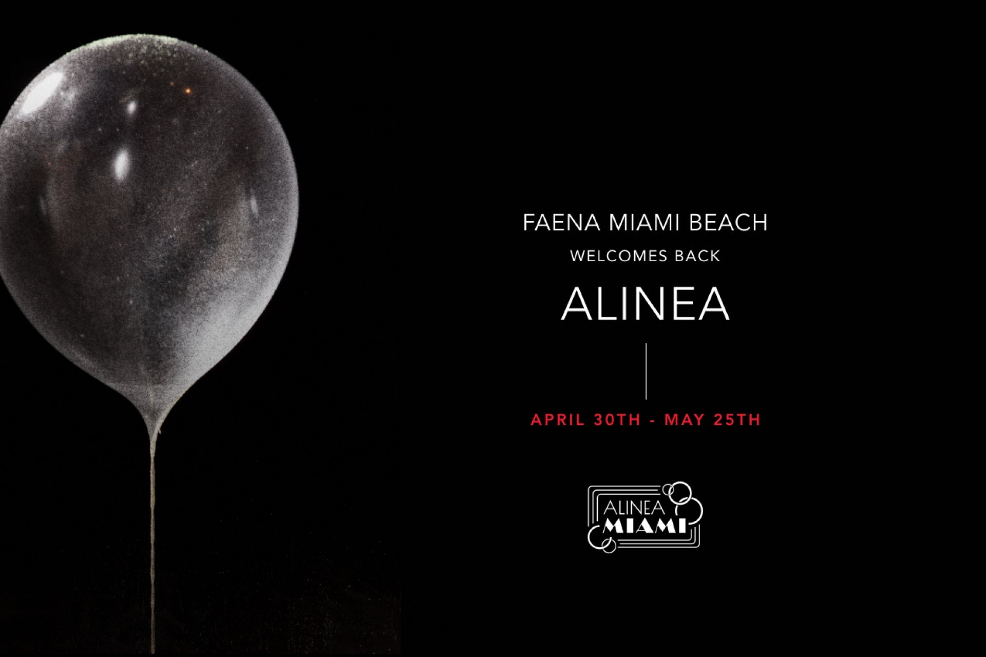 Alinea X Faena poster