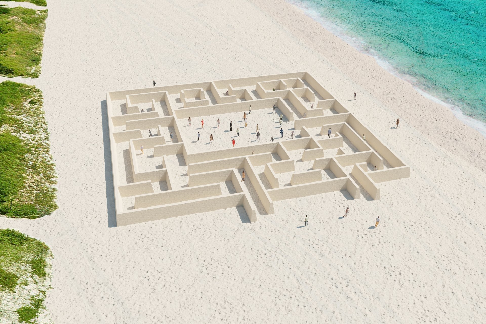 MAZE: Journey Through the Algorithmic Self