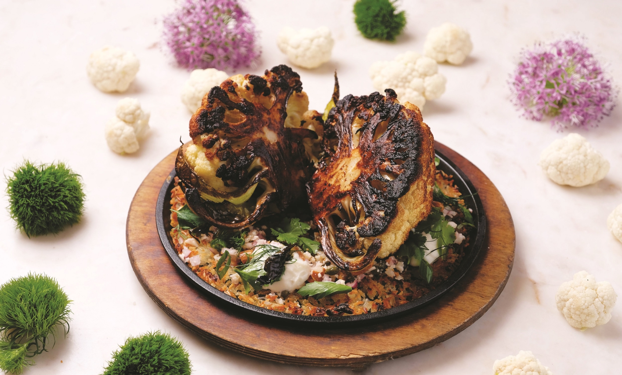 Los Fuegos Cauliflower Dish