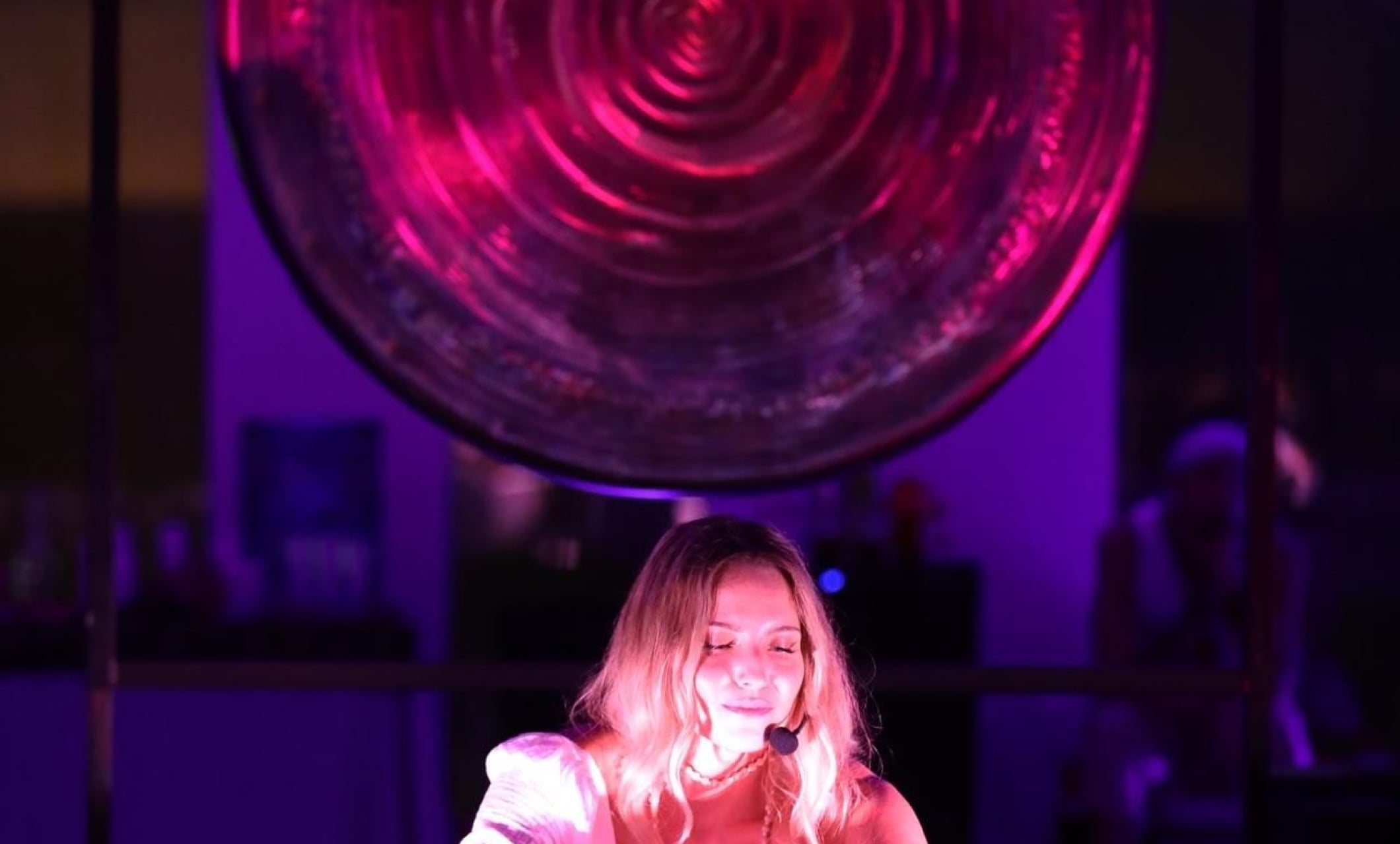 A woman performing at the Samadi Soul Ceremony at the Spa