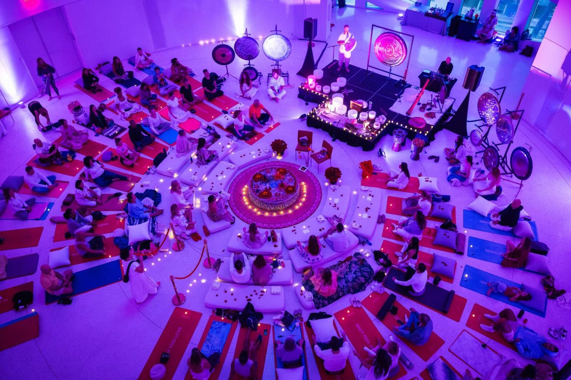 People Meditating 