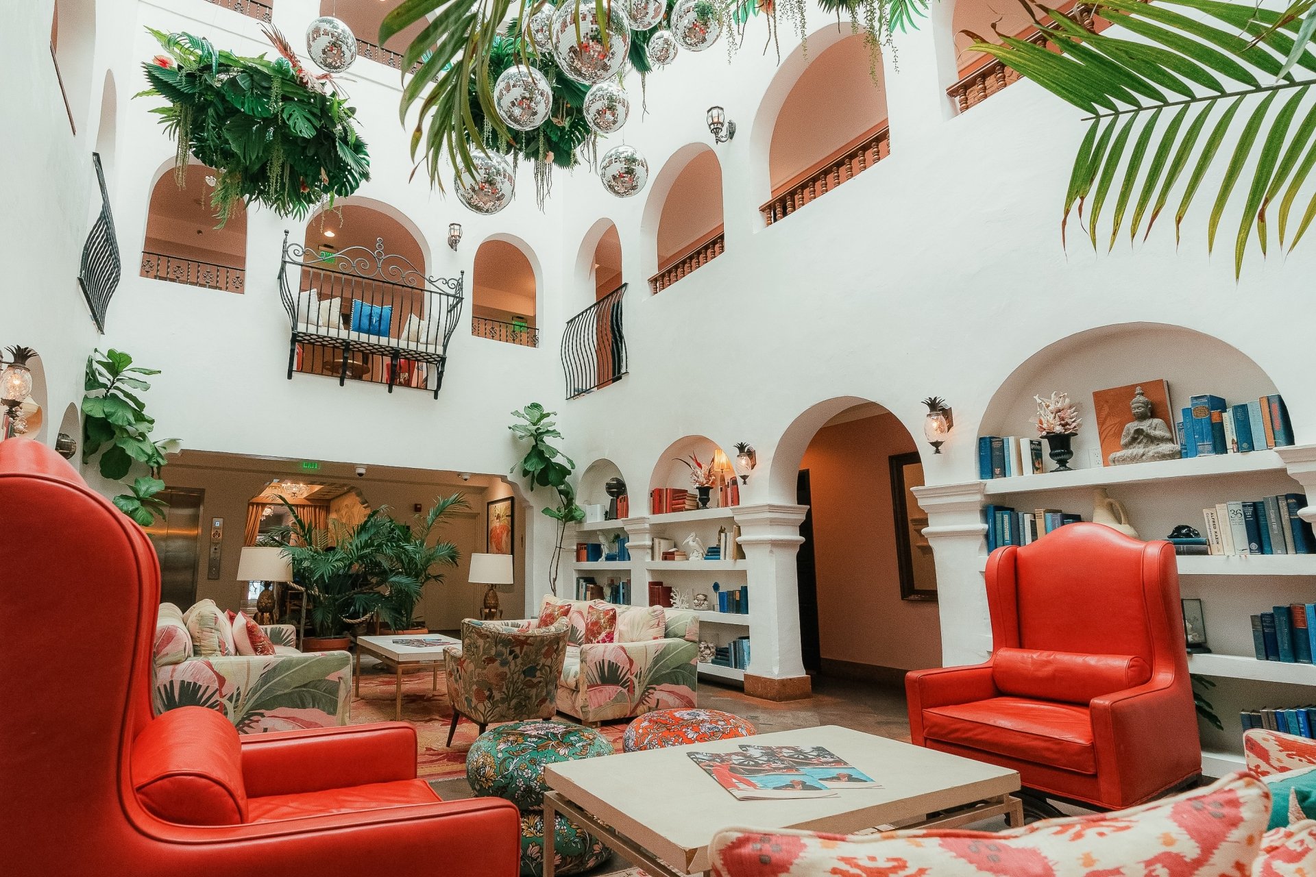 Lobby area at Casa Faena
