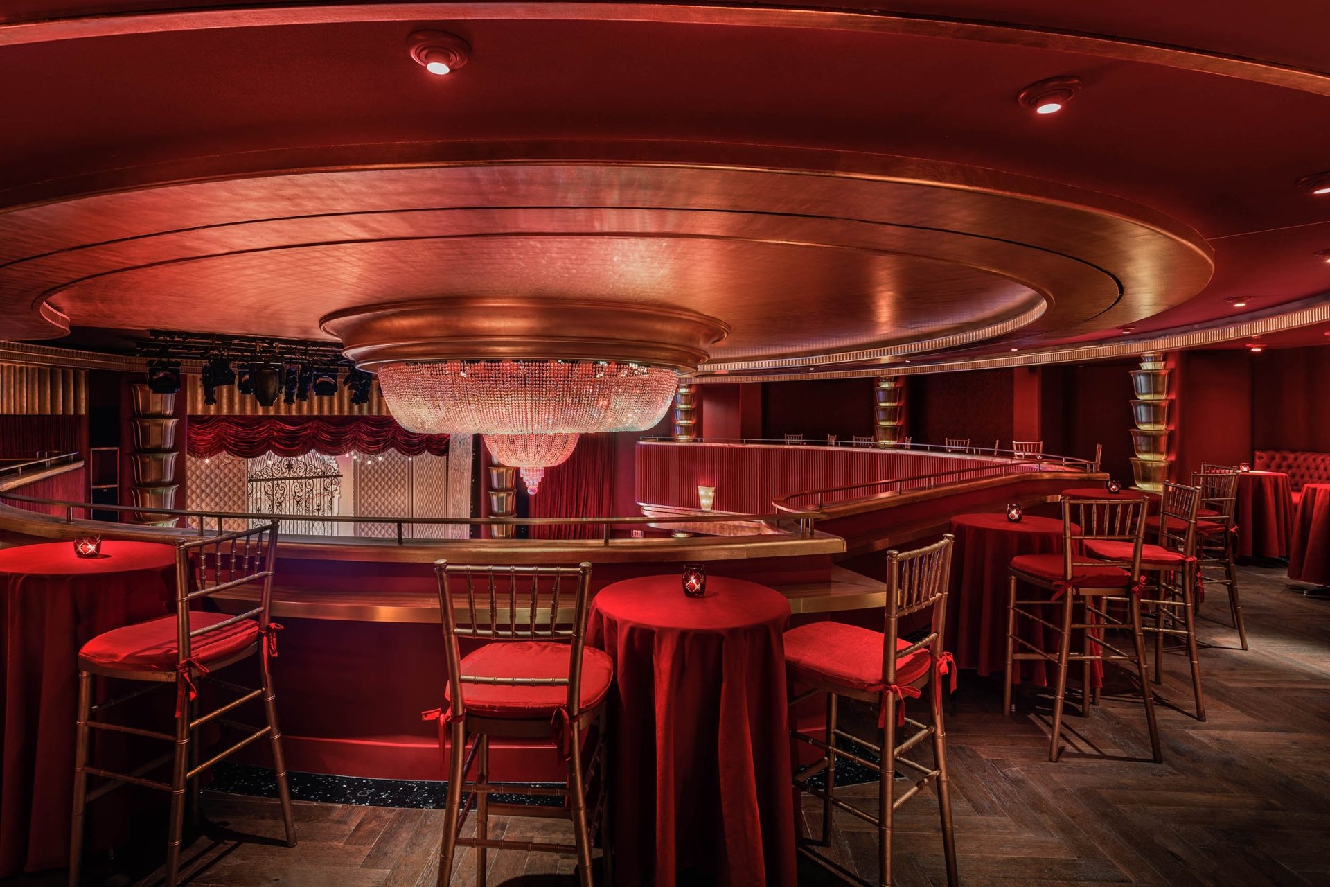 faena theater upper bar area overlooking stage