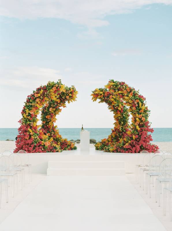 Faena Beach Zannah Wedding Ceremony