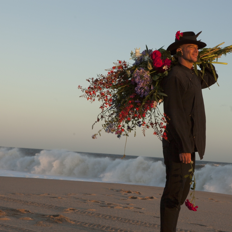 Alan Faena - Tierra Santa, Flowers, beach, Uruguay