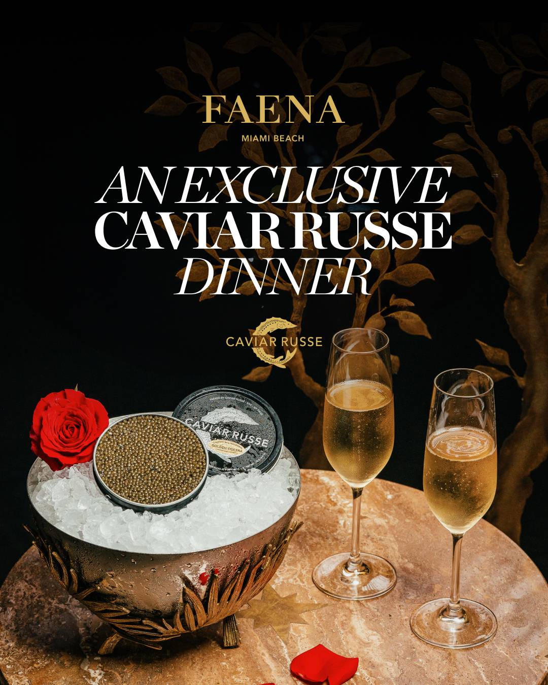 Caviar Russe DInner