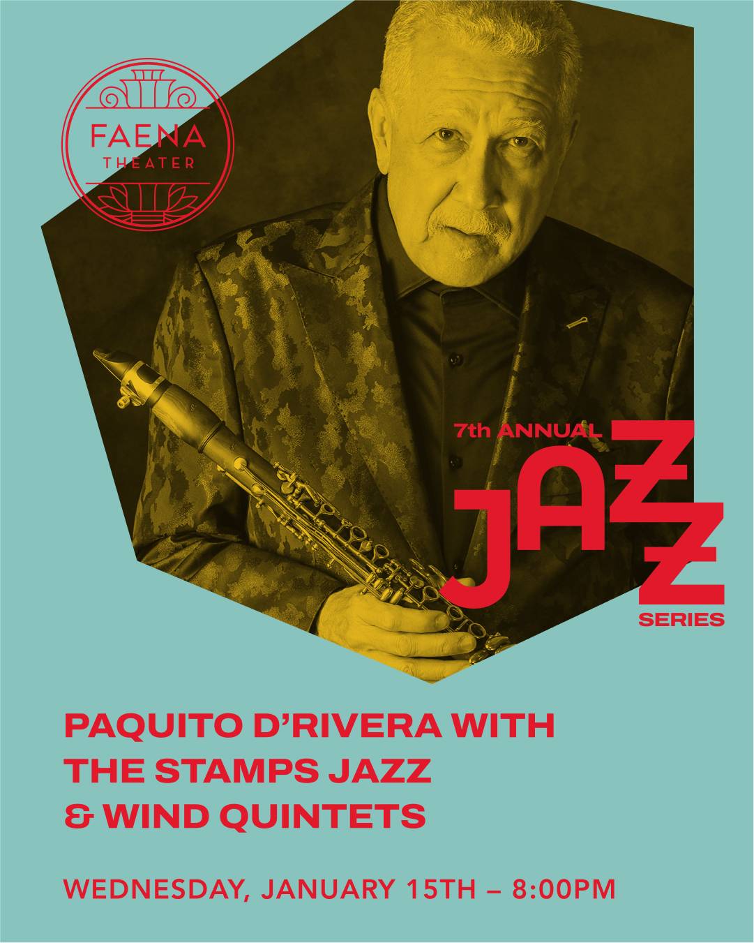 JAZZ SERIES PAQUITO D'RIVERA, with THE STAMPS JAZZ & WIND QUINTETS