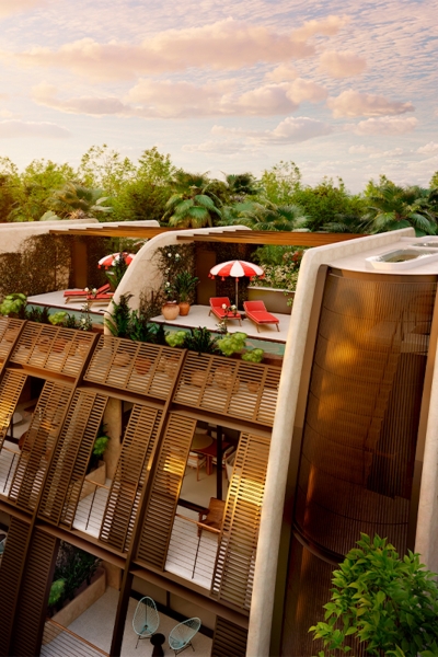 Exterior view of the Tulum Residence