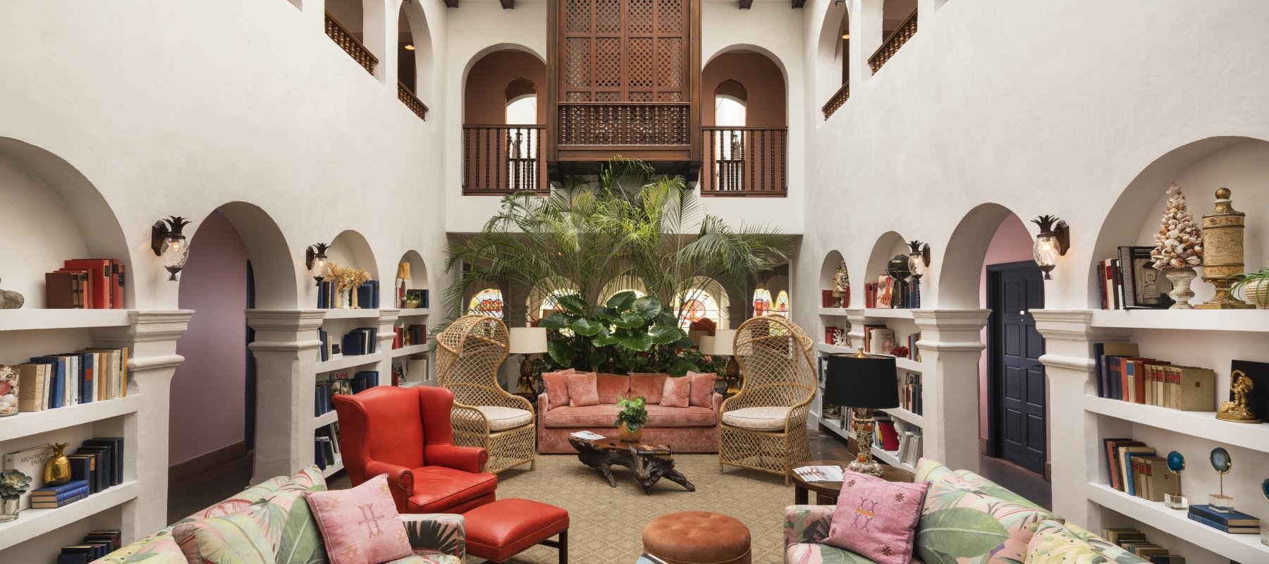 Sitting area at Casa Faena
