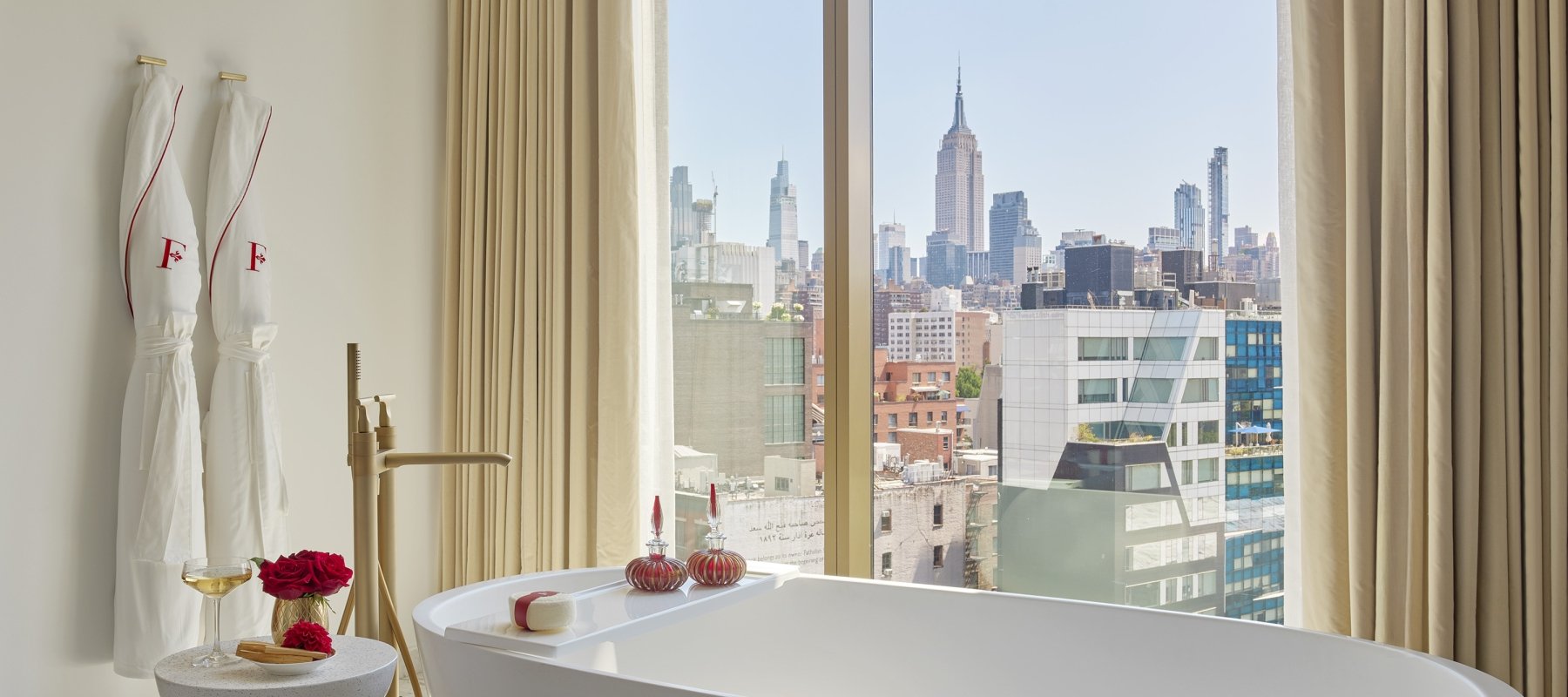 Faena New York Rose One Bedroom Suite Bathroom