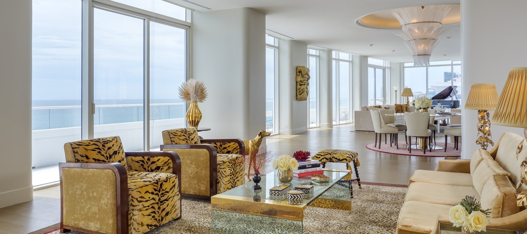Faena Miami Beach penthouse living room