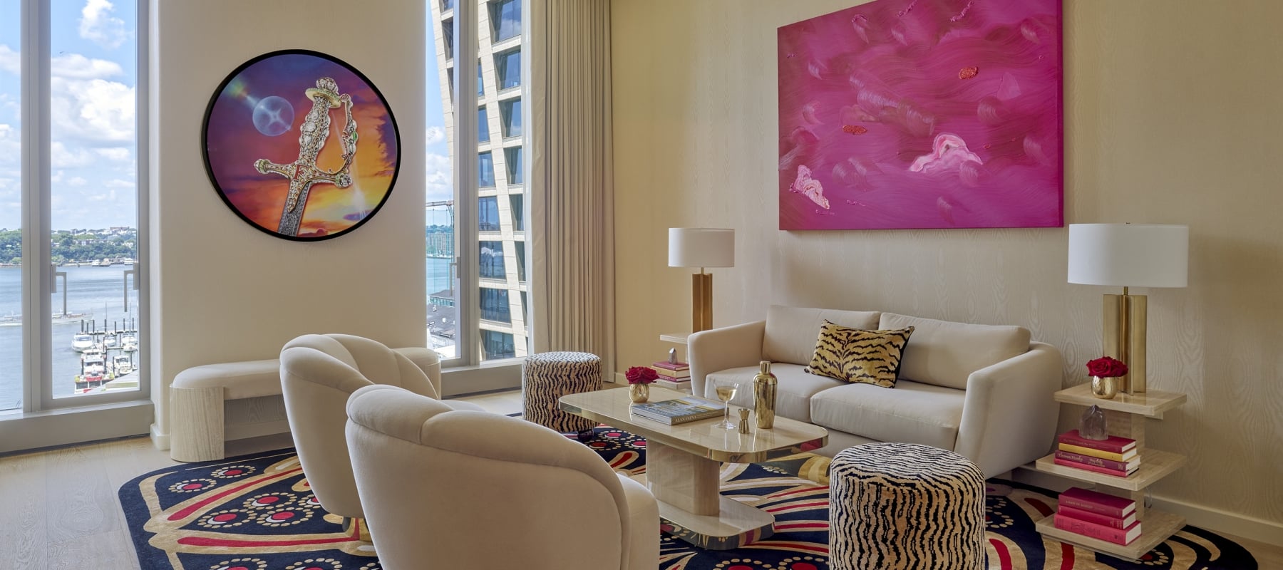 Hudson Signature One Bedroom Suite Living Room by Nikolas Koenig