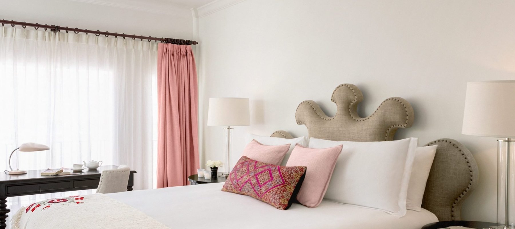 casa faena king bed hotel room