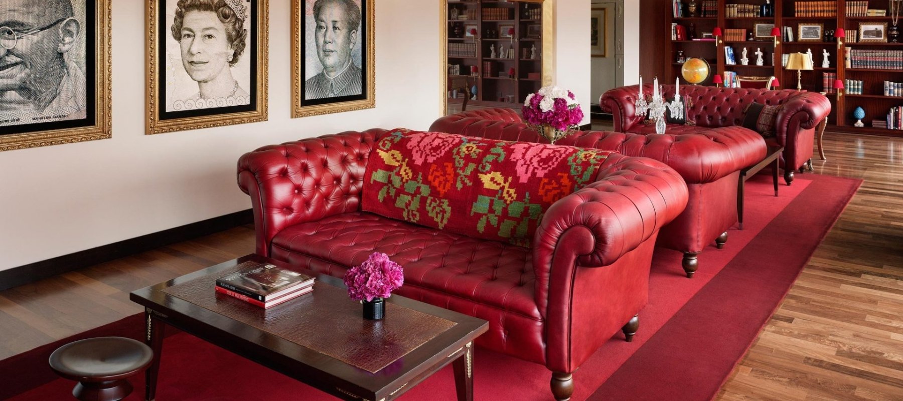 imperial suite with three leather couches