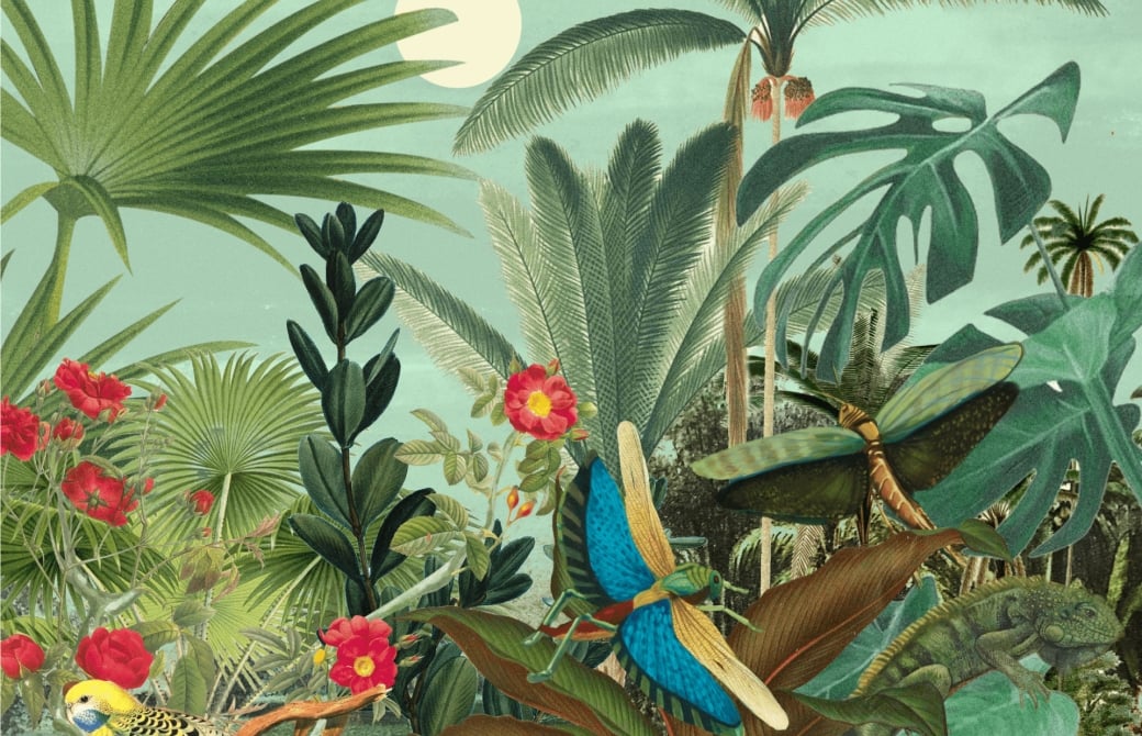 Mural of the jungle