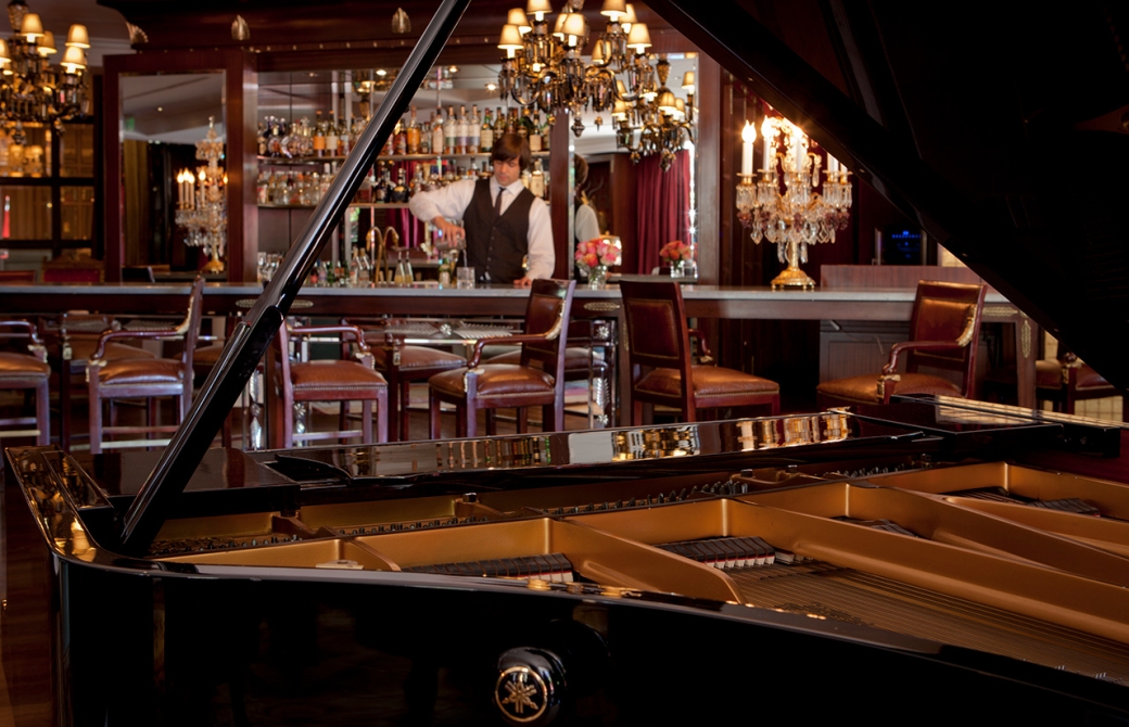library lounge grand piano