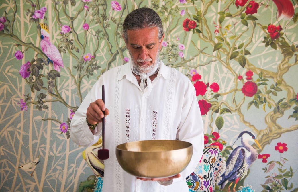 Shaman and Sound Bowl