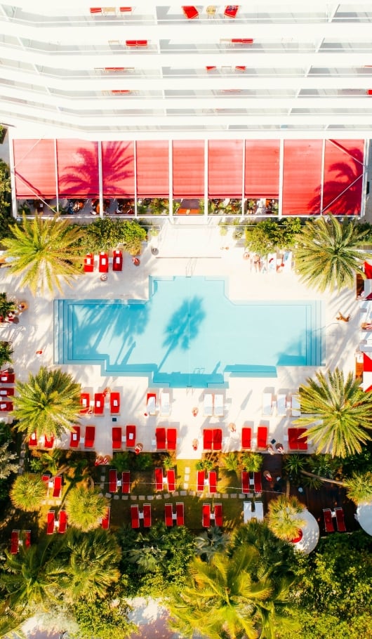 Faena Pool Drone