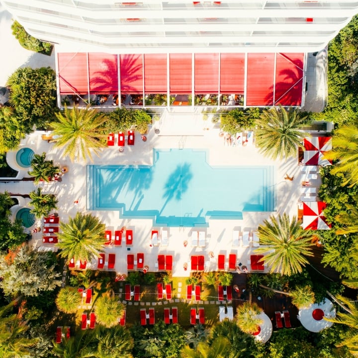 Faena Pool Drone
