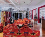 faena bazaar inside store with clothing racks