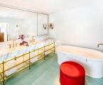 faena suite hotel bathroom with large bathtub