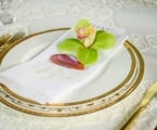 Plate with Monogrammed napkin