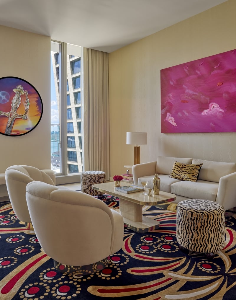 Hudson Signature One Bedroom Suite Living Room by Nikolas Koenig